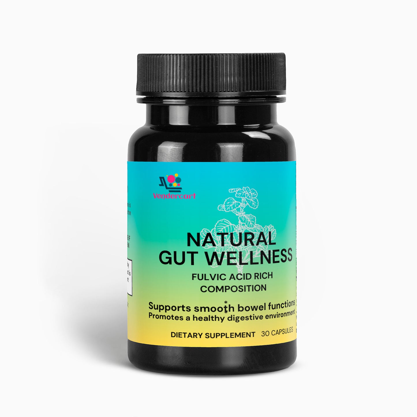 Natural Gut Wellness Capsules – Daily Probiotic & Digestive Support Supplement for Bloating Relief and Gut Health