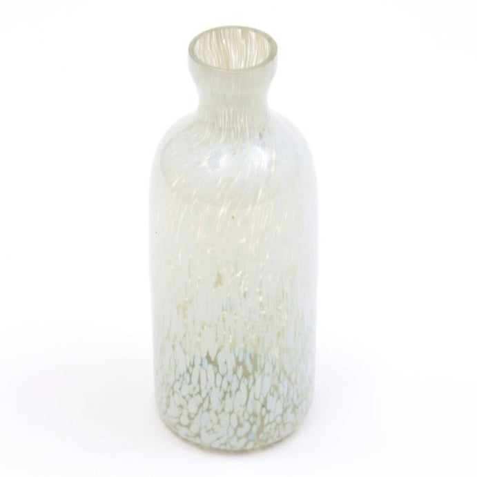 Large Decorative Splatter Glass Bottle Vase – Modern Home Décor Flower Vase