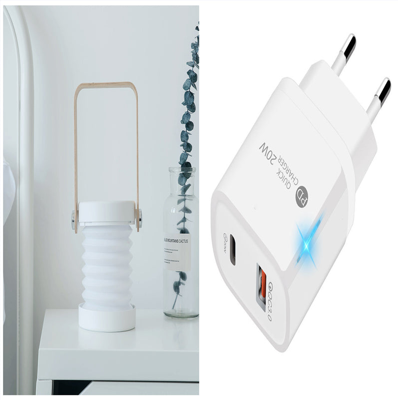 Foldable Touch LED Night Light – Dimmable Portable USB Rechargeable Lantern Lamp