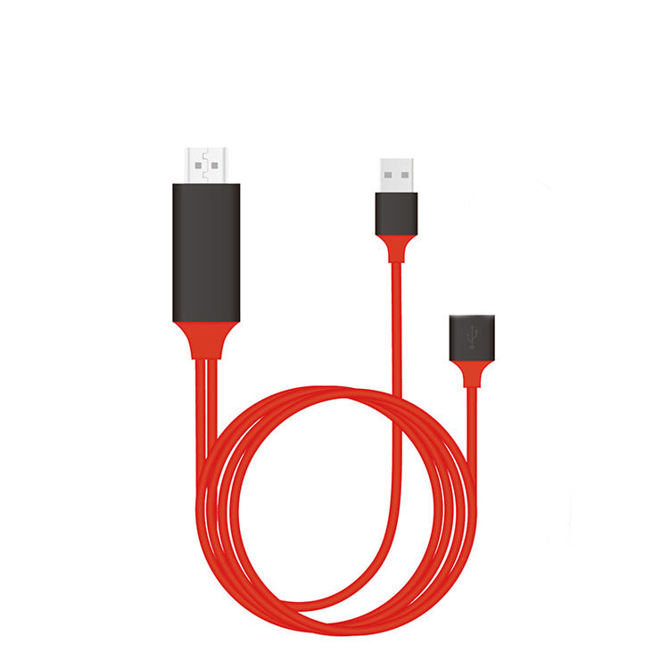 Type-C to HDMI 3-in-1 Mobile Phone Projection Cable | HD Screen Mirroring Adapter