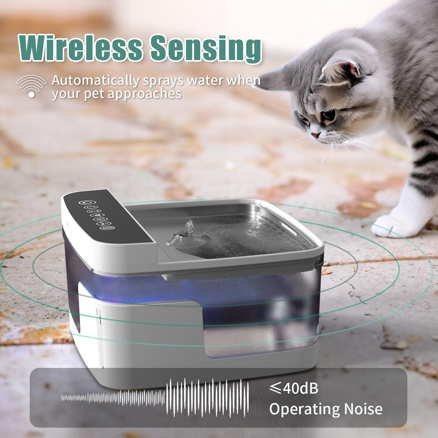 Automatic Pet Water Dispenser | Large Capacity Drinking Fountain for Dogs & Cats