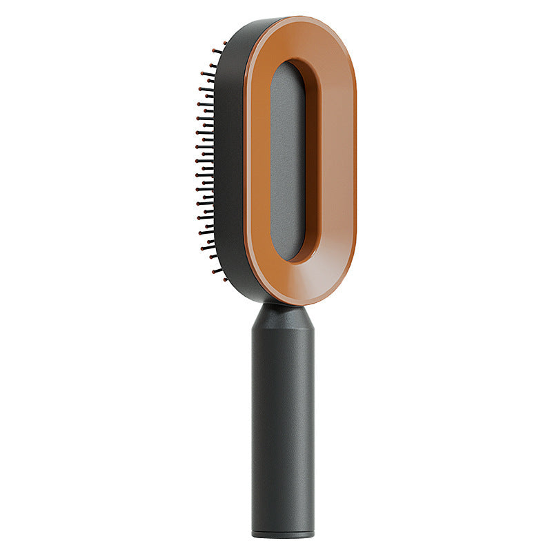 Self-Cleaning Hair Brush – Scalp Massage & Anti-Static Comb