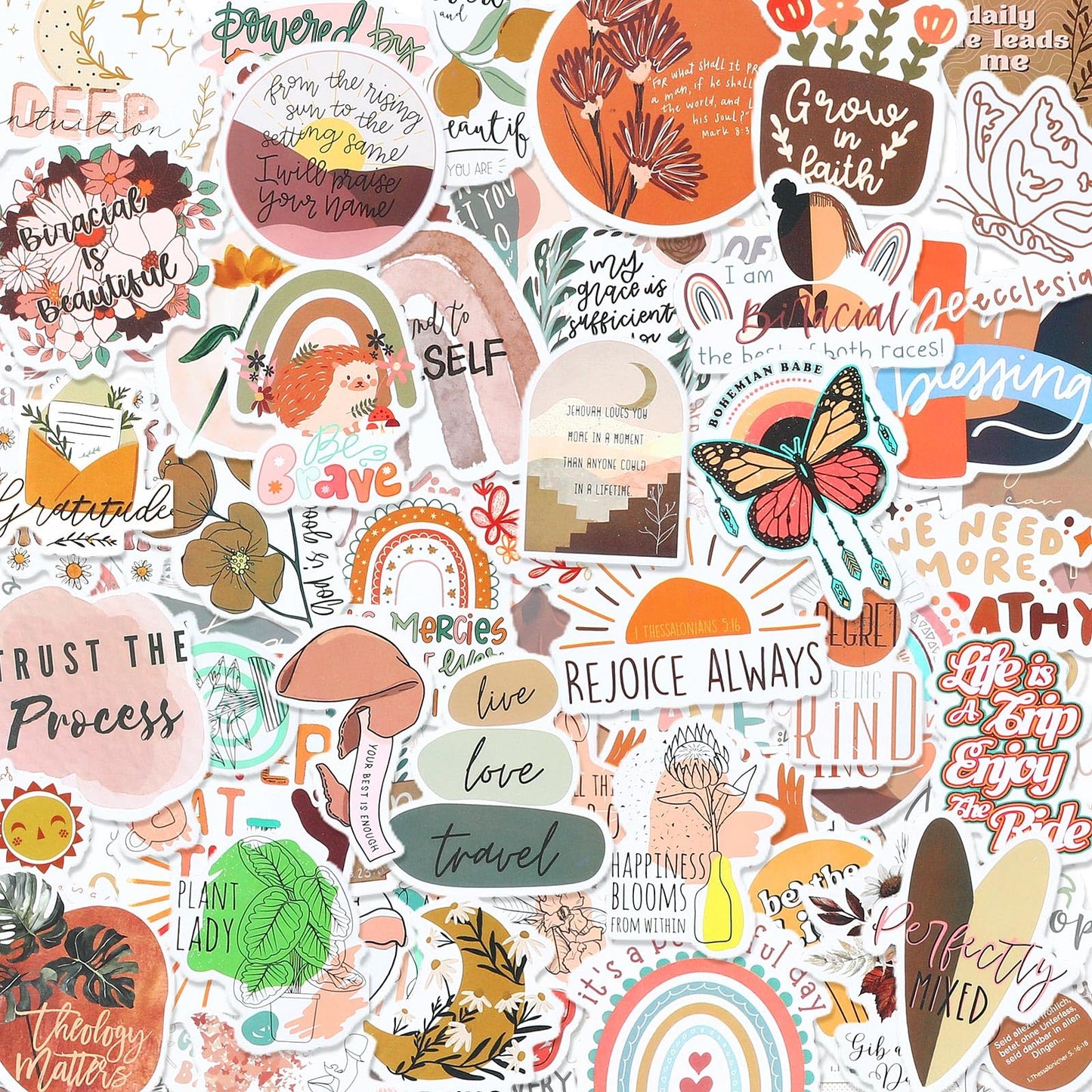 Bible Verse Stickers – Inspirational Christian Faith & Prayer Journaling Stickers