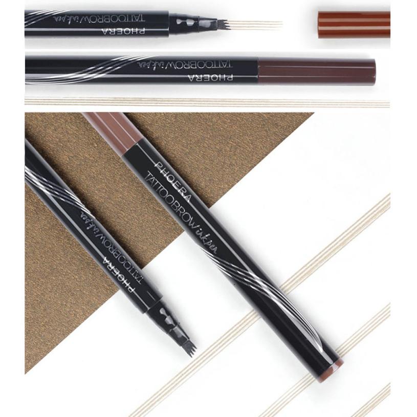 Ultra-Fine Long-Lasting Four-Comb Eyebrow Pencil