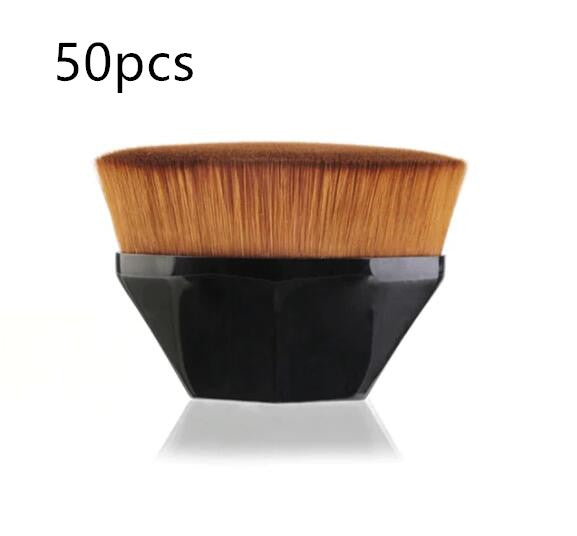 “Professional Makeup Brush Kit – Foundation, BB Cream, Loose Powder & Flat Brushes”