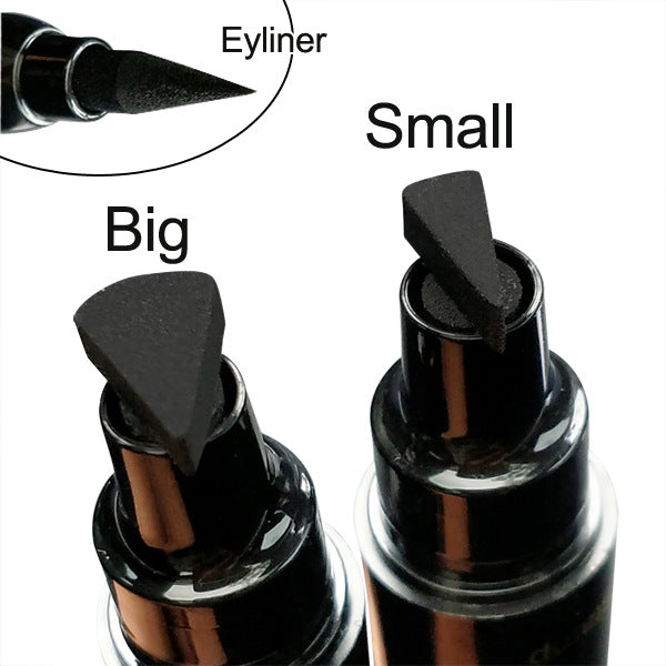 Double-Headed Wing Seal Eyeliner – Waterproof, Smudge-Proof Liquid Eye Liner for Precise Winged Look
