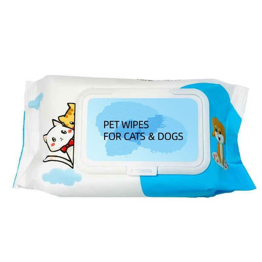 Plant-Based Pet Wipes for Dogs & Cats – Unscented Paw, Ear, Eye & Butt Wipes, Cleaning & Deodorizing