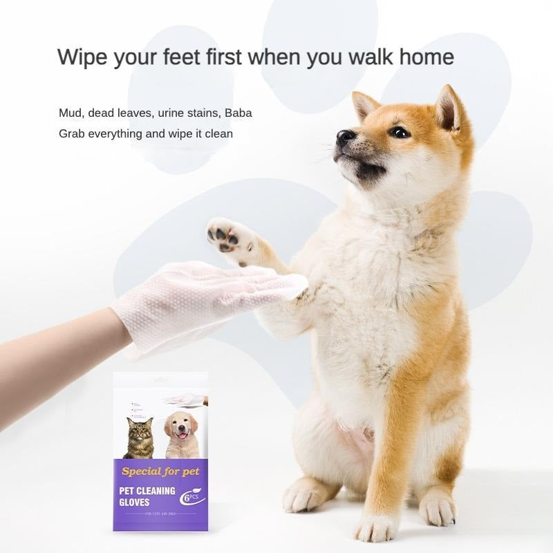 Pet Grooming Wipes for Dogs & Cats – Coconut Oil Cleansing & Deodorizing Bathing Wipes, Hypoallergenic, Travel-Friendly
