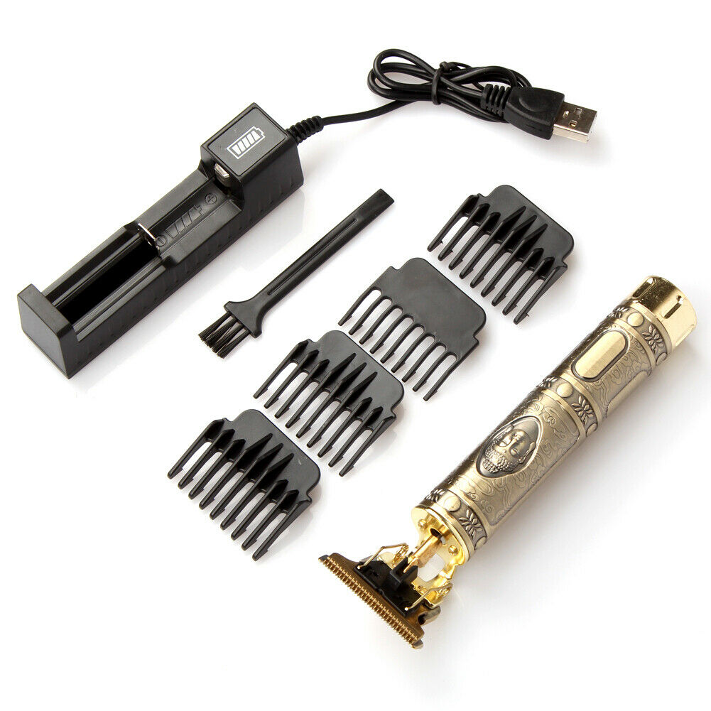 USB Rechargeable Electric Hair Clippers & Beard Trimmer for Men