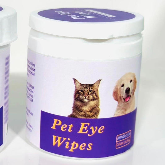 Pet Eye Wipes – 200 Gentle Wipes for Dogs & Cats | Tear Stain & Eye Cleaning