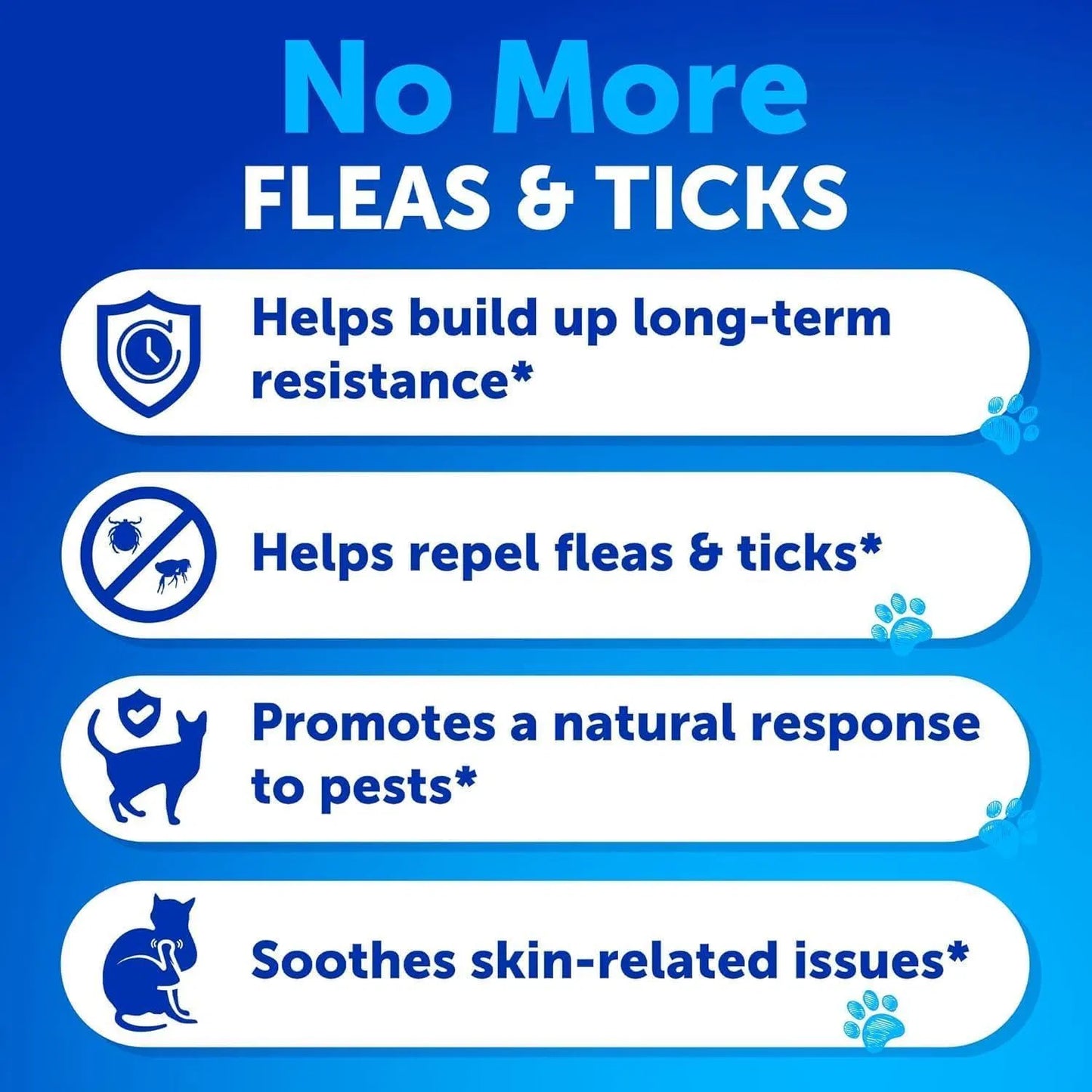 Natural Flea & Tick Supplement for Cats & Kittens Daily Chewable Soft Treats with Vitamins – 135 Chews
