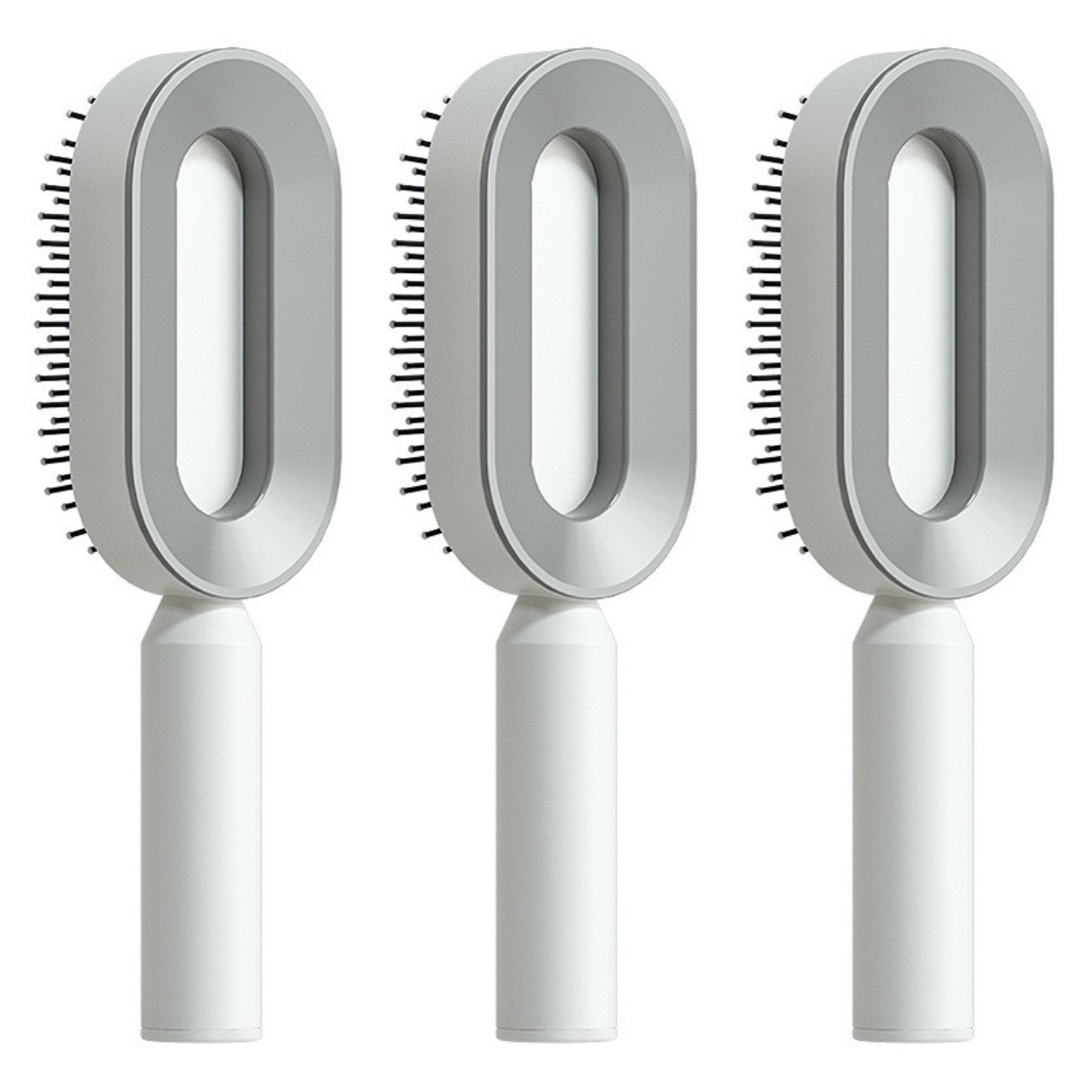 Self-Cleaning Hair Brush – Scalp Massage & Anti-Static Comb
