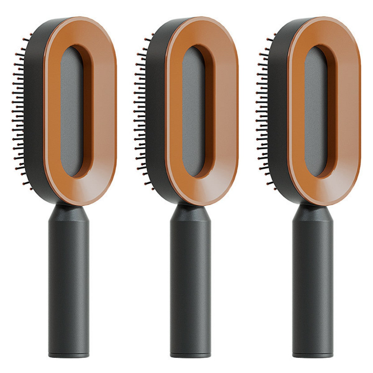 Self-Cleaning Hair Brush – Scalp Massage & Anti-Static Comb