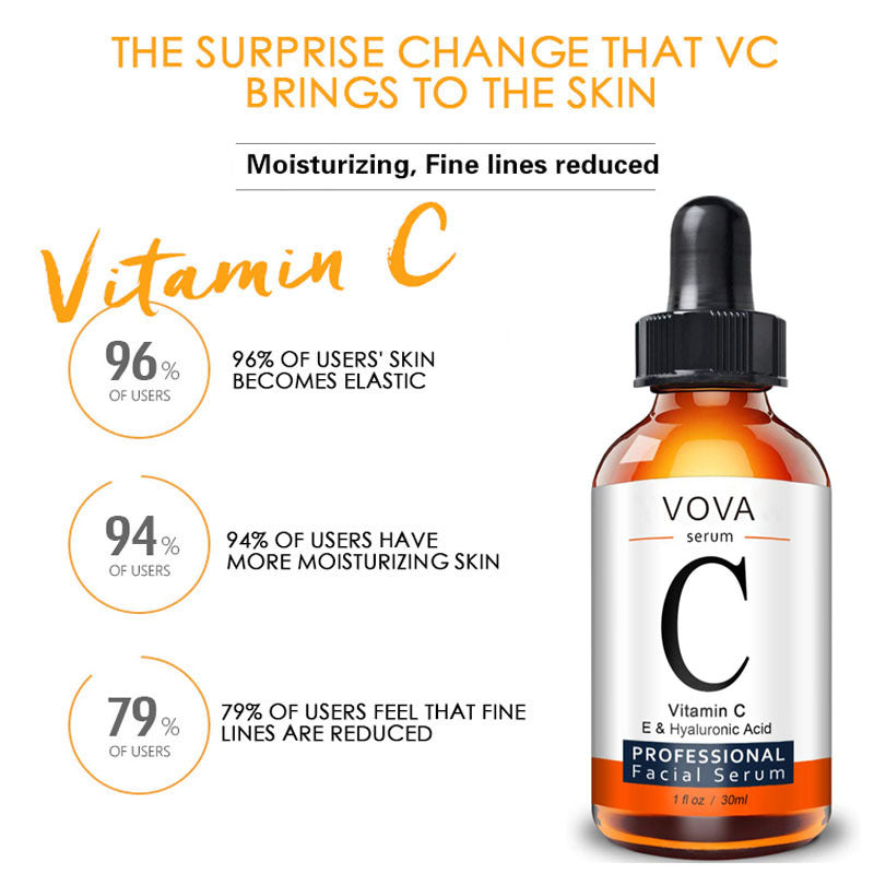 Vitamin C Facial Serum for Brightening & Anti-Aging – Hydrating Dark Spot Corrector with Hyaluronic Acid