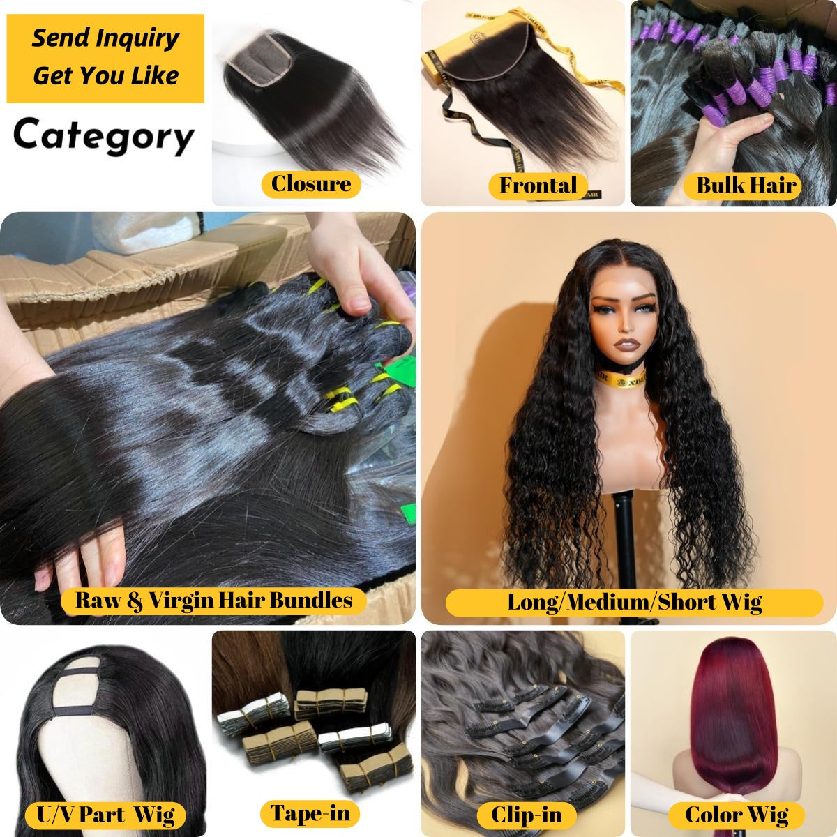 Premium 100% Human Hair Bundles – 12 to 30 Inch Raw Hair Extensions