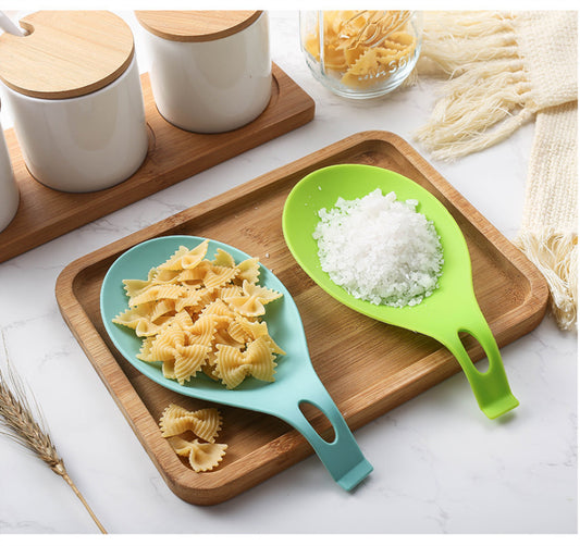 Silicone Spoon Rest Mat – Heat Resistant Easy-Clean Kitchen Counter Mat