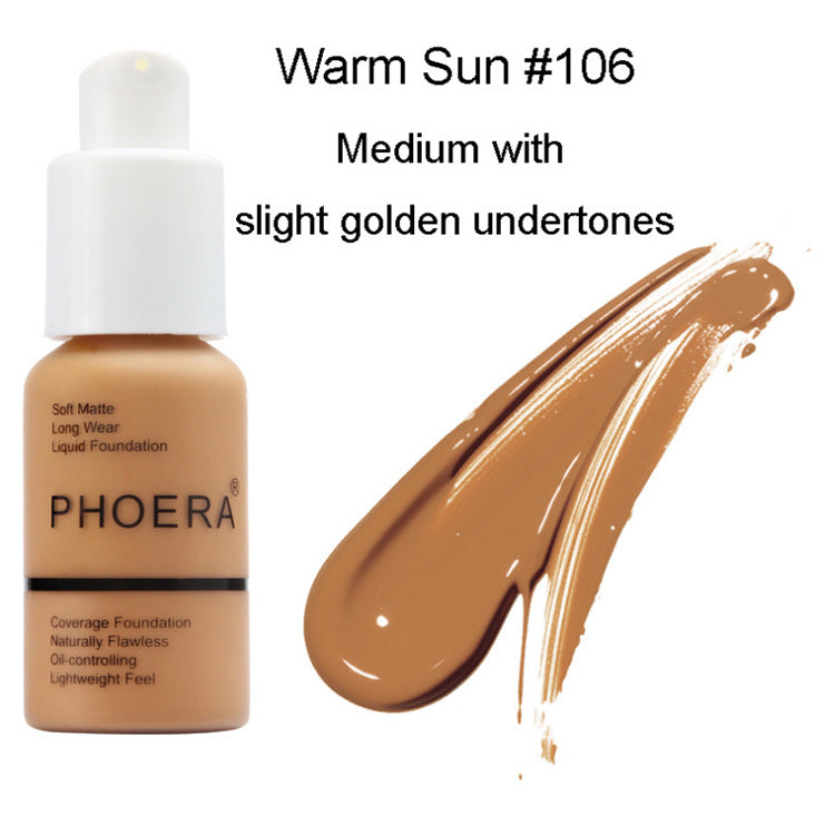 Oil-Control Matte Concealer Foundation Cream – Natural Finish, Long-Lasting