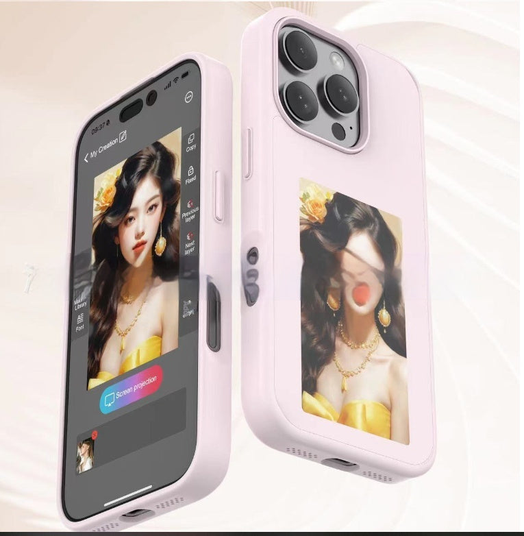 E-Ink Screen Phone Case Personalized Battery-Free Luxury Cover