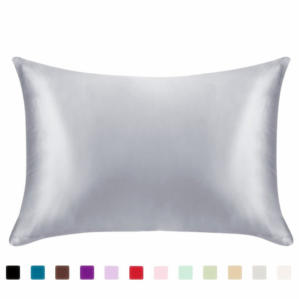atin Solid Color Pillowcase – Simulation Silk Ice Silk Single Pillowcase