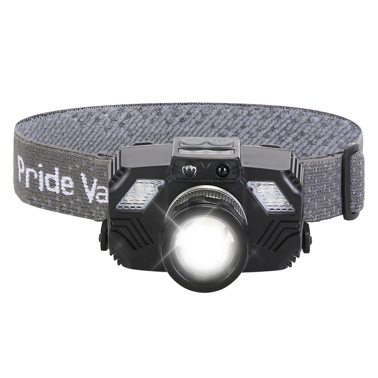 Motion Sensor LED Headlamp Zoomable Waterproof Flashlight 3 Modes