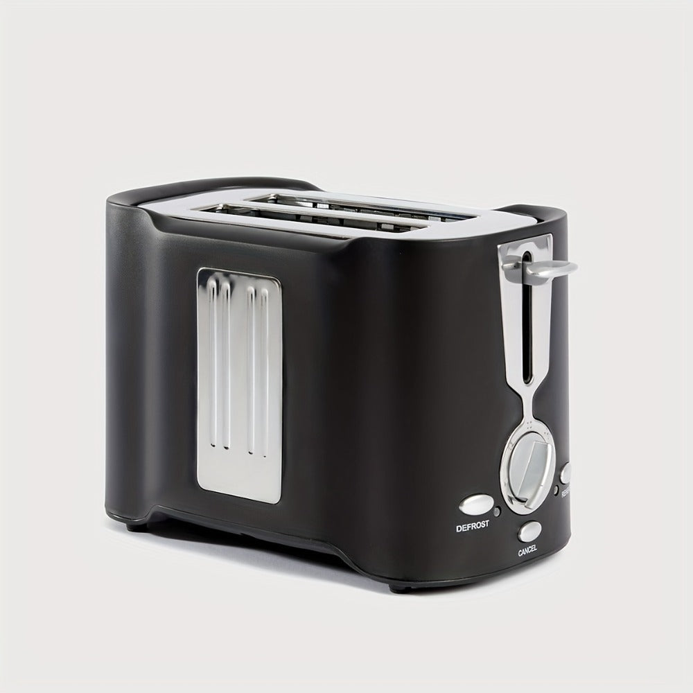 2-Slice Stainless Steel Toaster Wide Slots Quick Even Toast