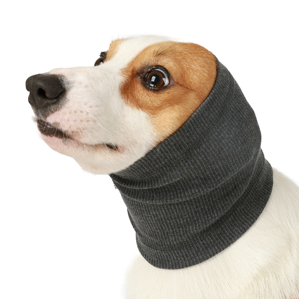 Pet Dog Comforter Headband & Scarf Set – Soft Cozy Winter Accessory