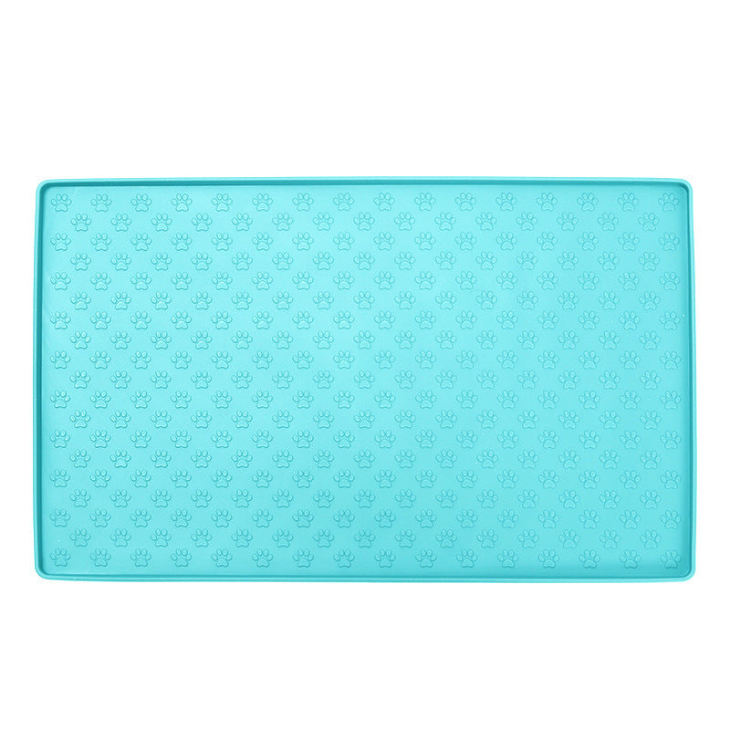 Waterproof Silicone Pet Mat – Easy-to-Clean Dog & Cat Placemat | Square Pet Feeding Mat