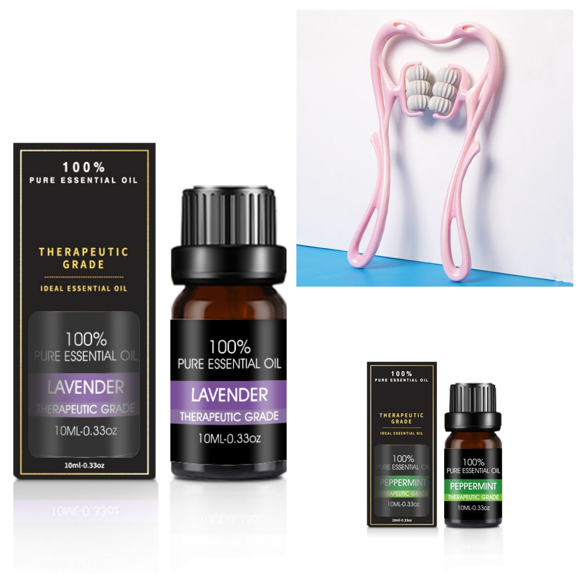 Organic Essential Oils Gift Set – Natural Therapeutic Grade Aromatherapy Oils for Diffusers