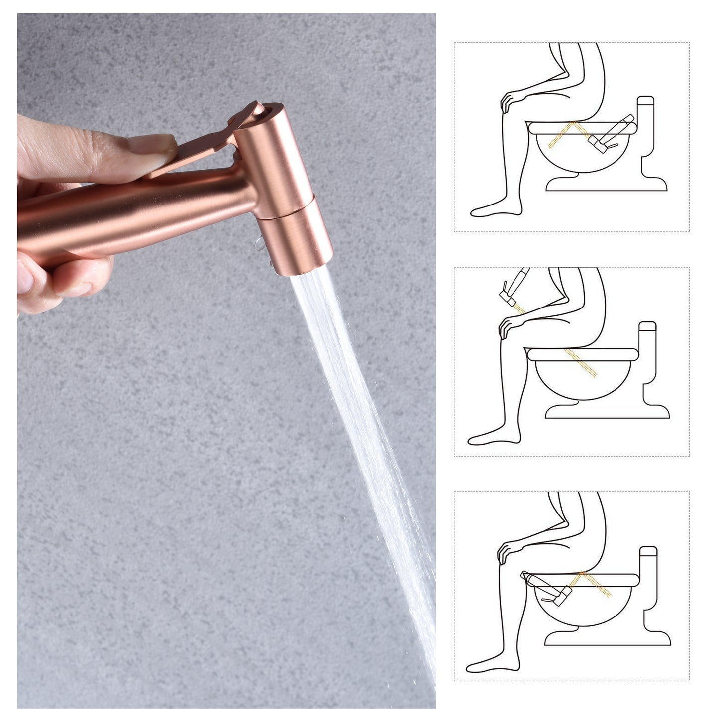 Handheld Pet Shower & Toilet Spray Gun – Multi-Purpose Washing Tool