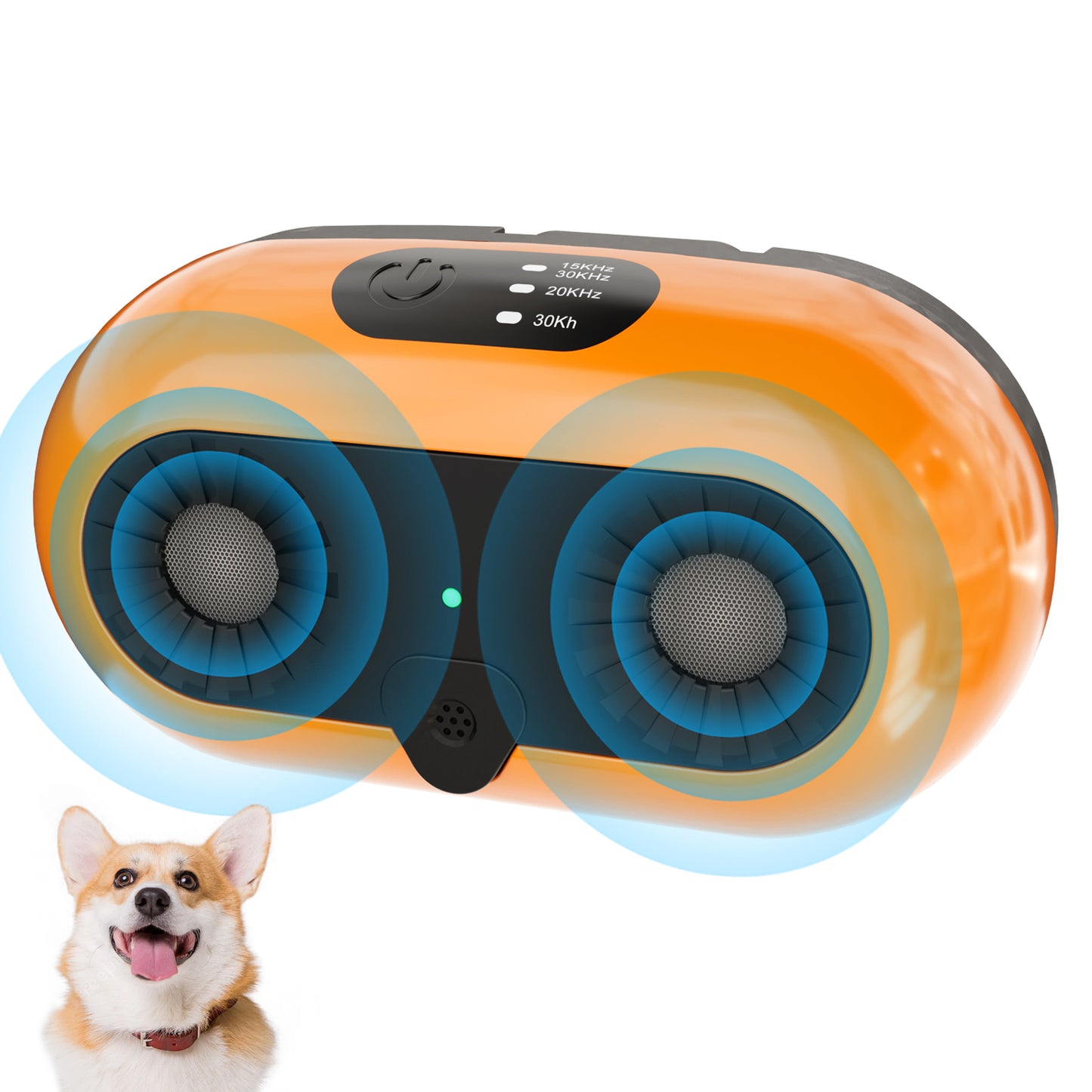Ultrasonic Dog Bark Deterrent Anti-Barking Device 3 Modes 50FT Range Indoor & Outdoor for All Dog Sizes