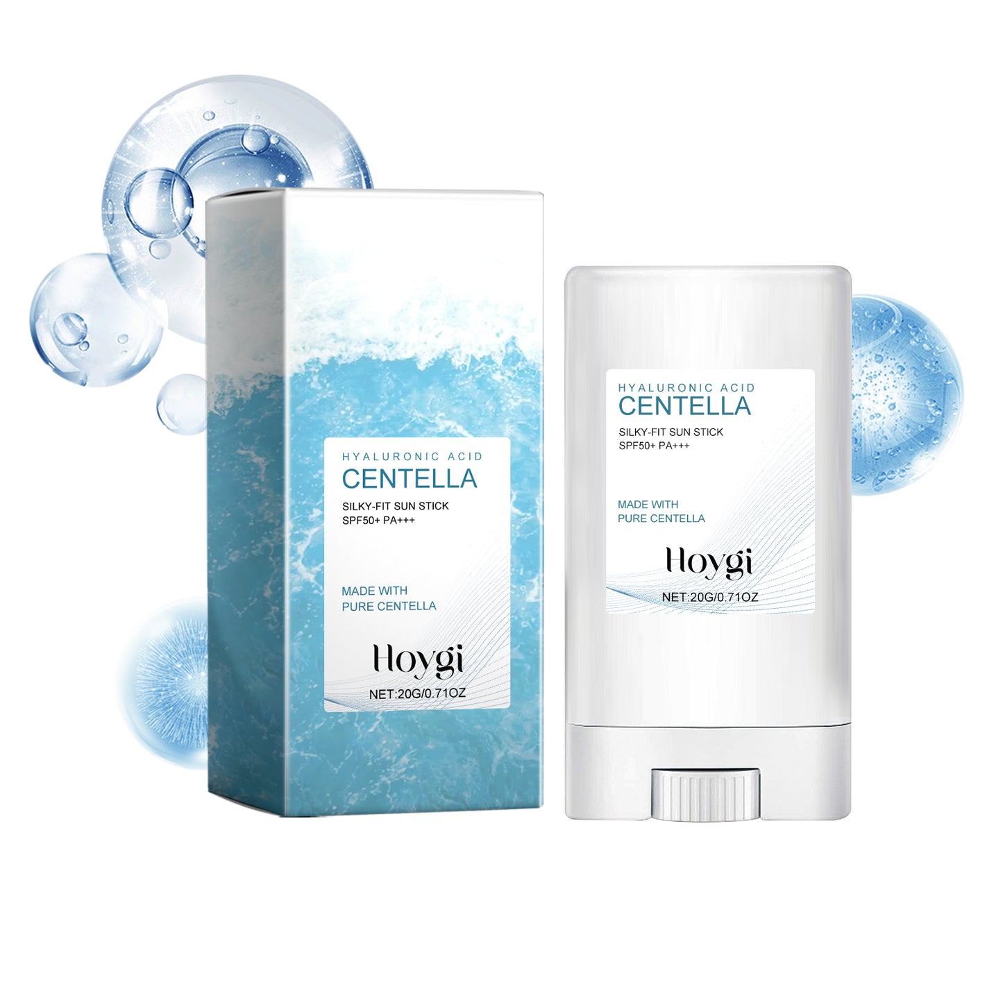 Hoygi Hyaluronic Acid Sunscreen Stick – Gentle, Hydrating UV Protection for Sensitive & Sun-Reddened Skin