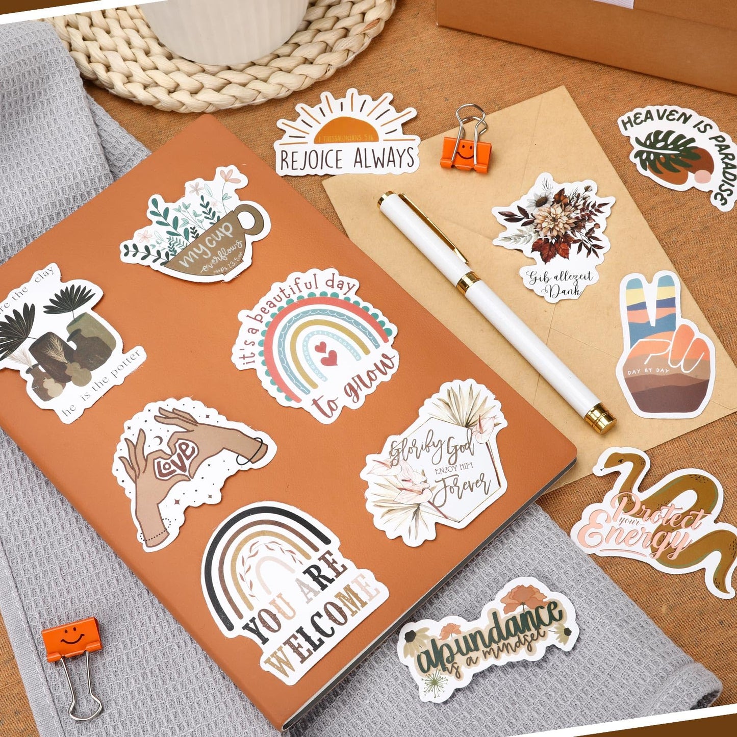 Bible Verse Stickers – Inspirational Christian Faith & Prayer Journaling Stickers