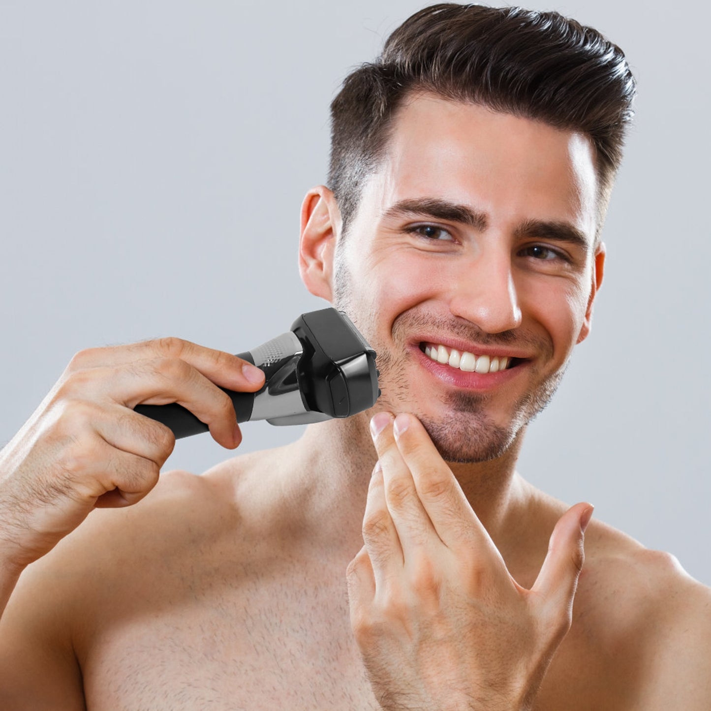 5-Blade Electric Foil Shaver for Men – Wet & Dry, IPX6 Waterproof