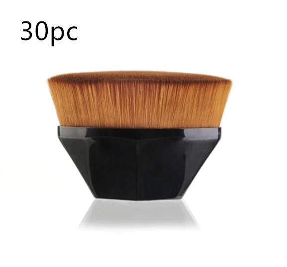 “Professional Makeup Brush Kit – Foundation, BB Cream, Loose Powder & Flat Brushes”