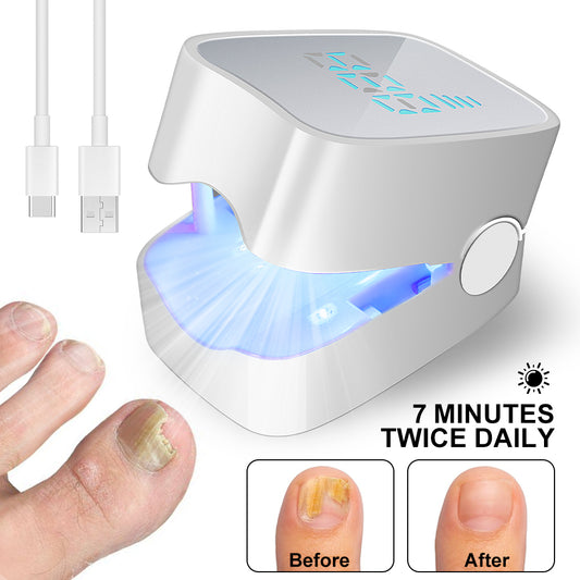 LED Nail Fungus Treatment Device – Foldable Home Care for Toenails & Fingernails