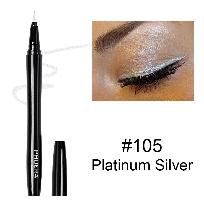 PHOERA Precision Liquid Eyeliner – Waterproof, Long-Lasting, Straight Tip