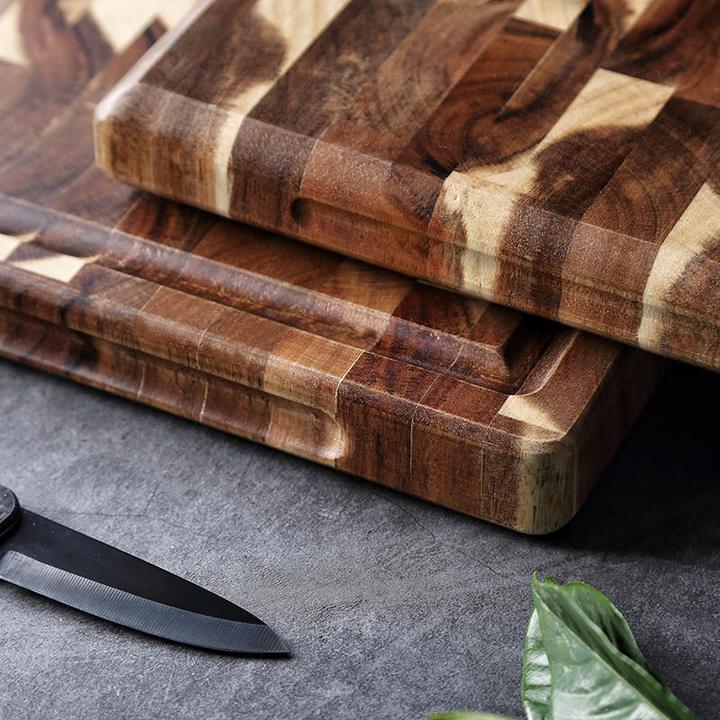 Solid Wood Parquet Cutting Board – Durable Kitchen Chopping Board
