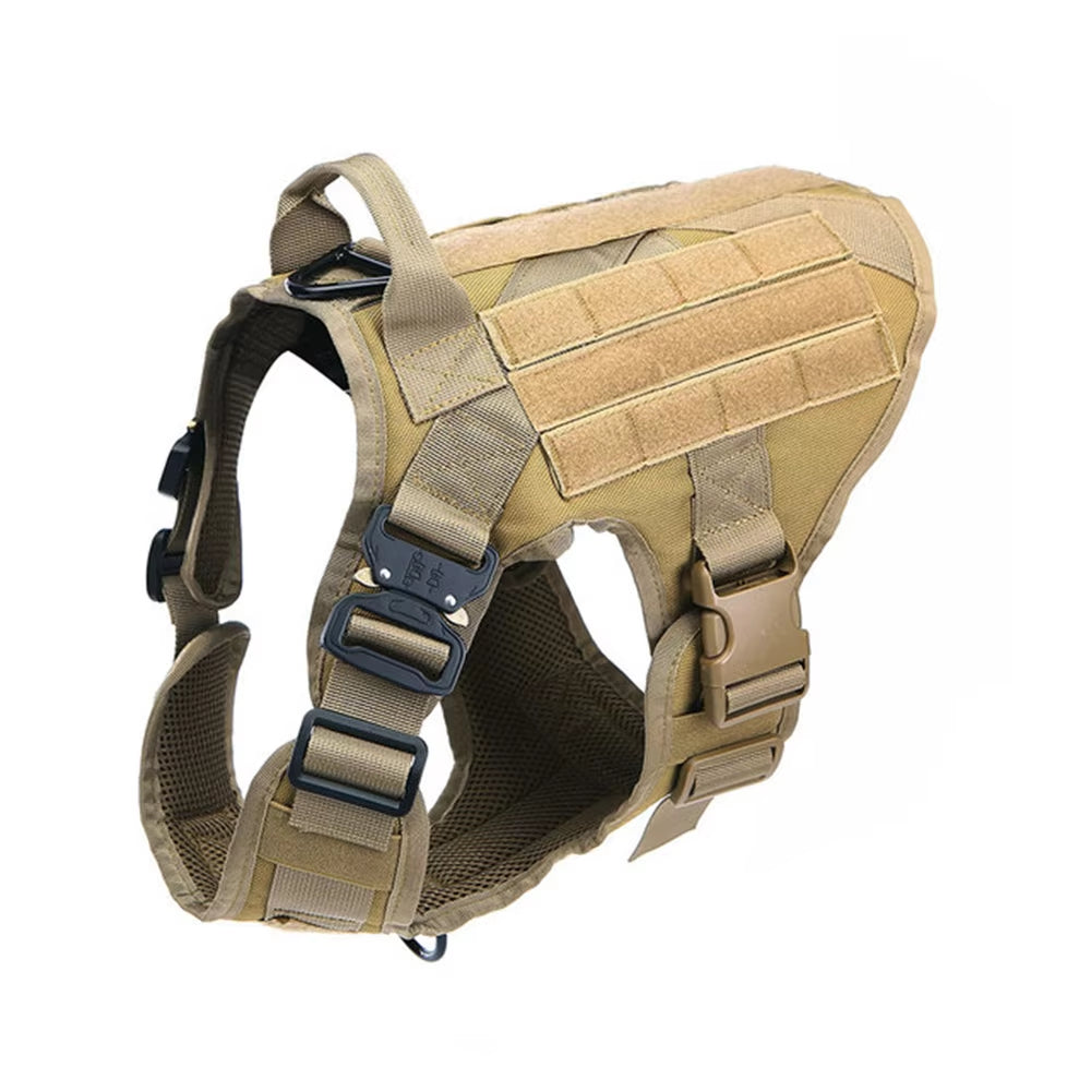 Luxury Camouflage Dog Harness & Leash Set – Adjustable Nylon Chest Vest for Small & Medium Dogs
