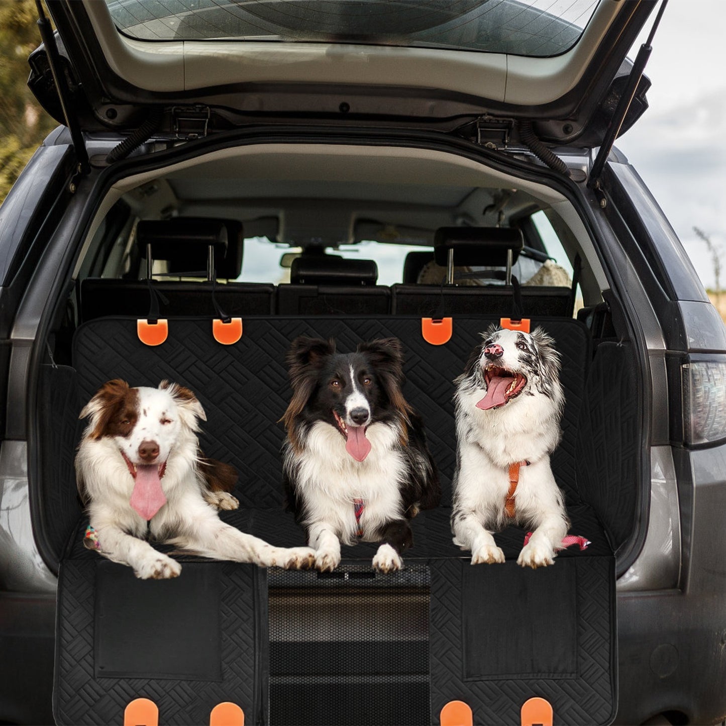 Waterproof Dog Car Seat Cover Back Seat Hammock Non-Slip Scratchproof Pet Seat Protector for SUV Truck Car