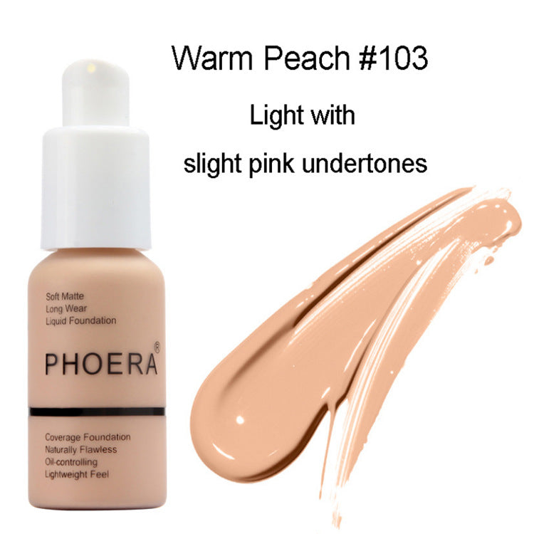 Oil-Control Matte Concealer Foundation Cream – Natural Finish, Long-Lasting
