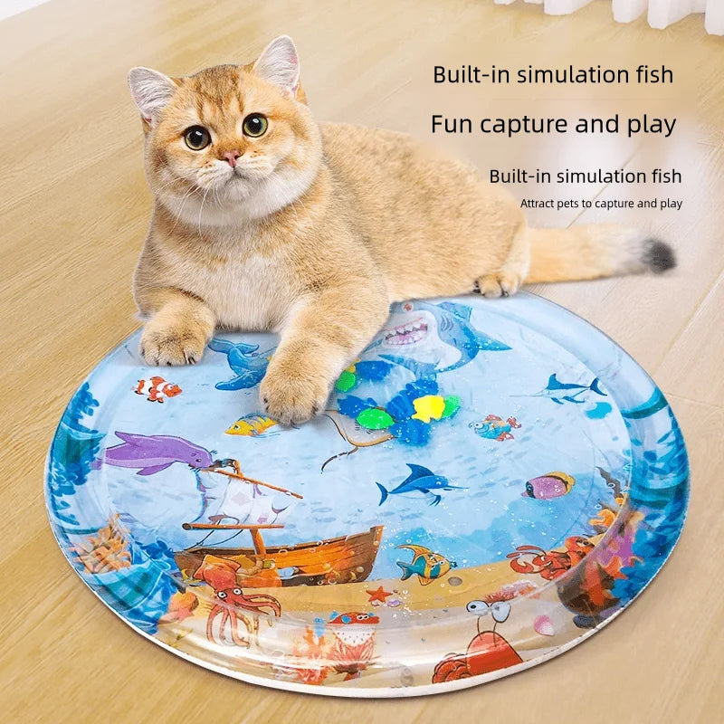 “Summer Cooling Pet Mat – Ice Pad Bed for Dogs & Cats | Puppy Kennel Cooling Cushion”