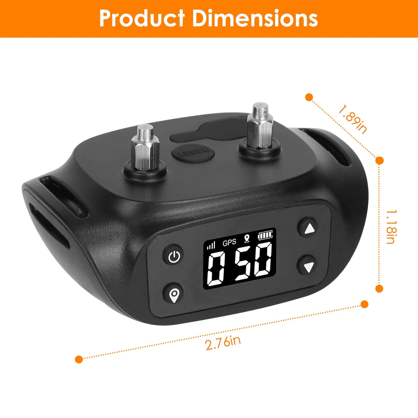 Wireless GPS Dog Fence Collar with Tracker – Waterproof, For Small to Large Dogs
