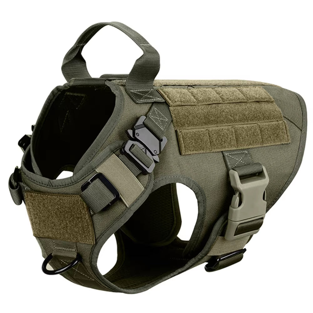 Luxury Camouflage Dog Harness & Leash Set – Adjustable Nylon Chest Vest for Small & Medium Dogs