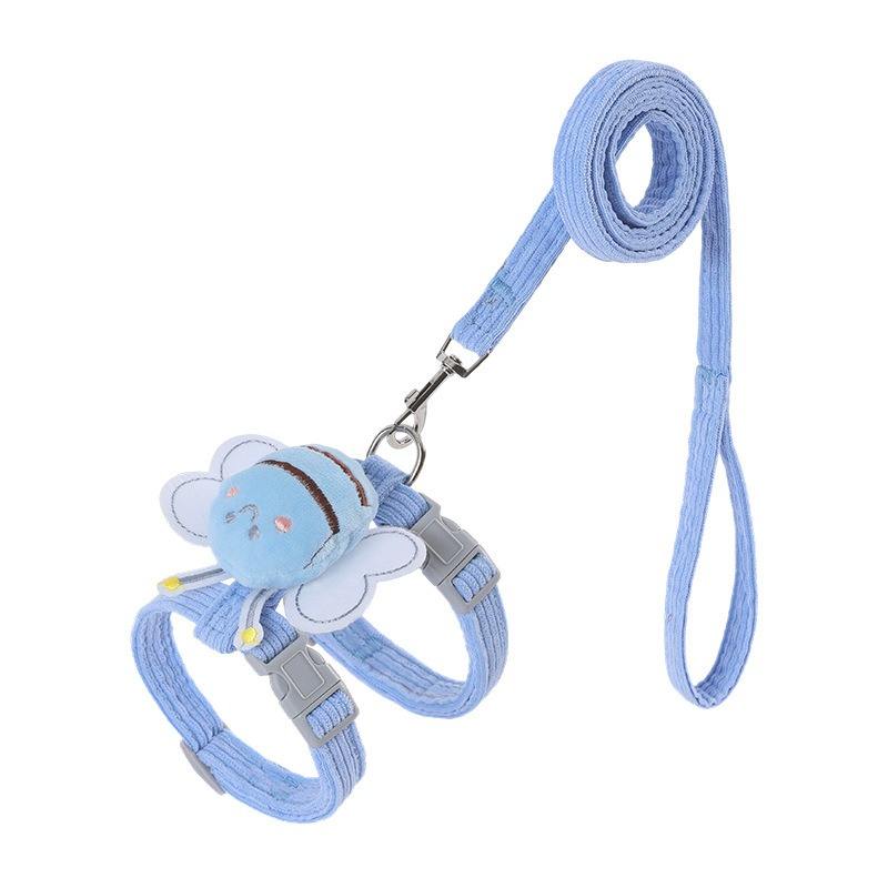 Wing-Shaped Cat Harness & Leash Set – Decorative Small Pet Walking Vest