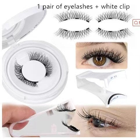 Magnetic Suction False Eyelashes – Little Devil Supernatural Look, No-Glue Magnet Lash Set