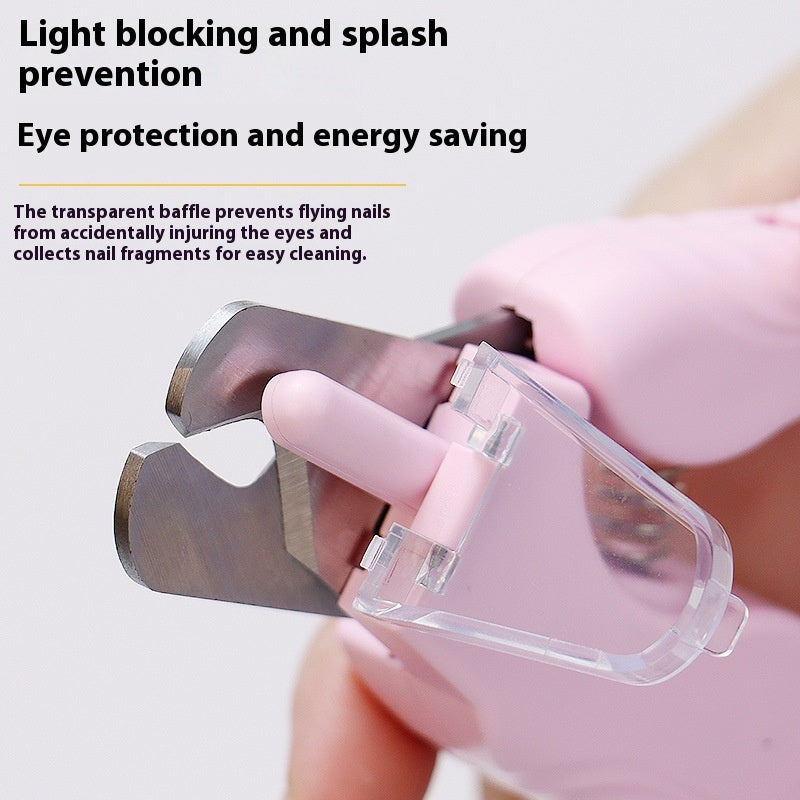 2-in-1 Pet Nail Clippers with LED Light – Dog & Cat Paw Trimmer with Safety Blood Guard