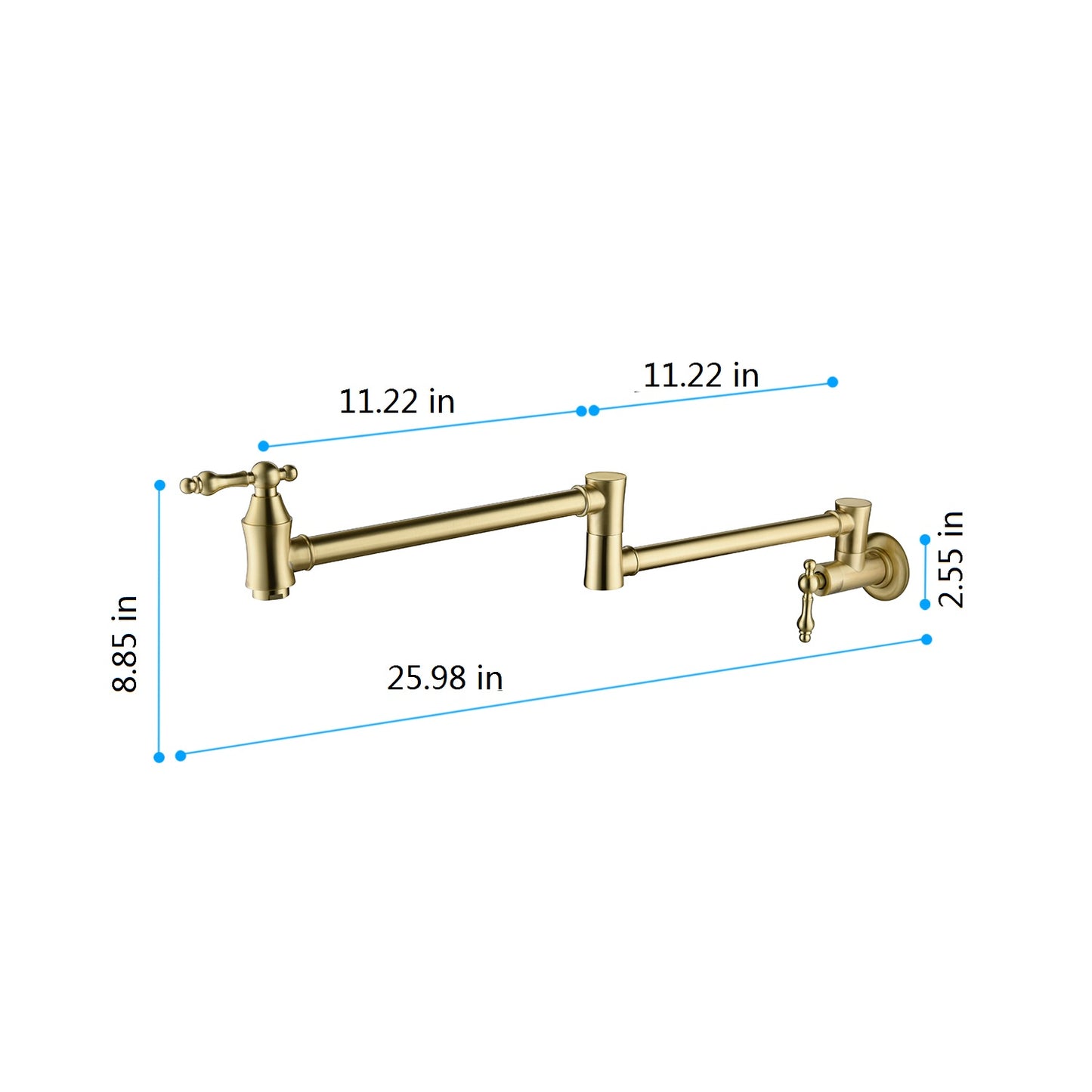 Folding Kitchen Faucet – Space-Saving Swivel Tap for Sink