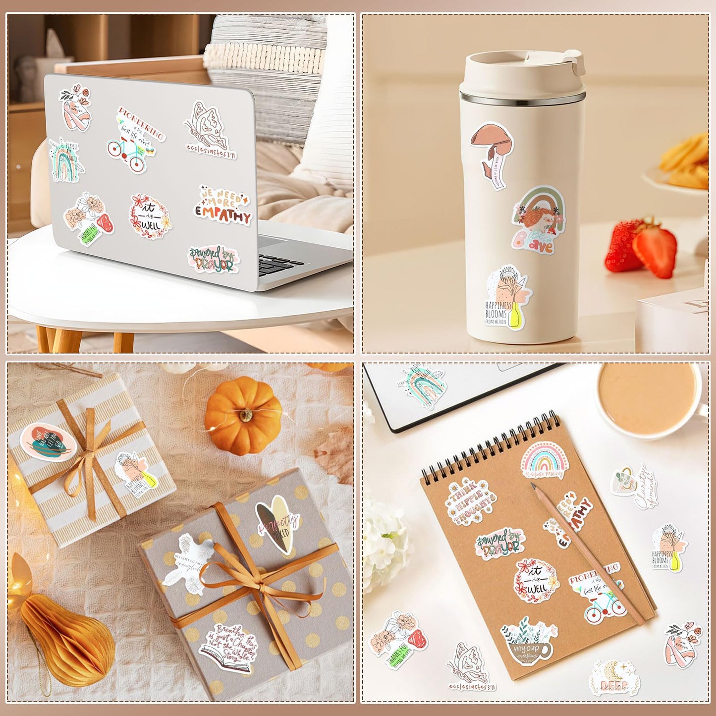 Bible Verse Stickers – Inspirational Christian Faith & Prayer Journaling Stickers