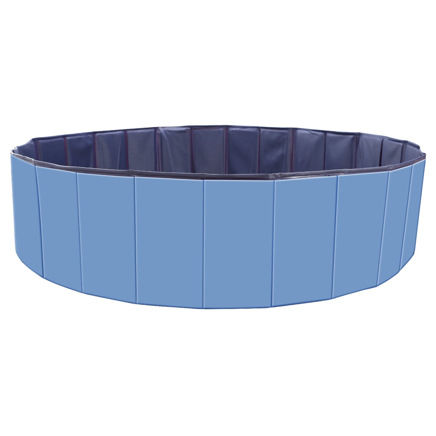 Foldable Pet Swimming Pool – 63"x63"x11.8" PVC Dog & Cat Bathing Tub, Outdoor/Indoor Play Pool