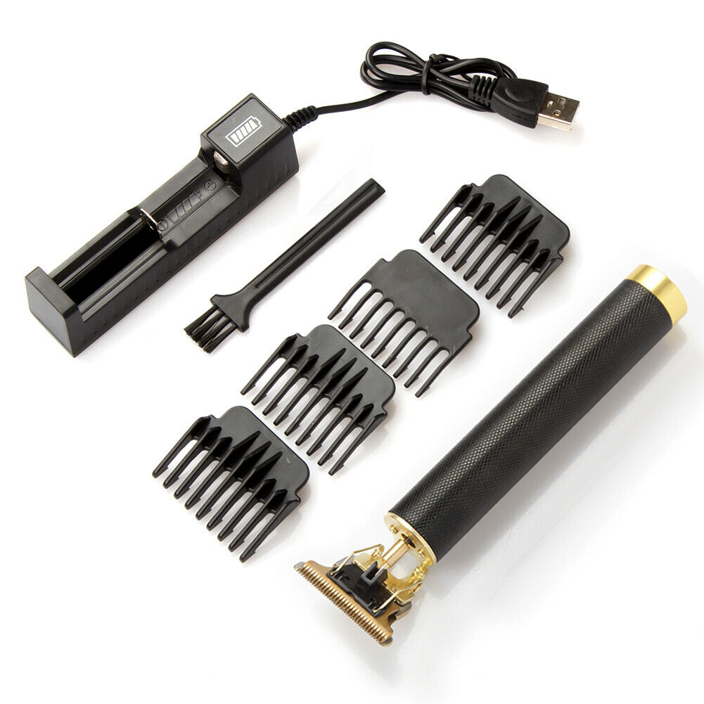 USB Rechargeable Electric Hair Clippers & Beard Trimmer for Men